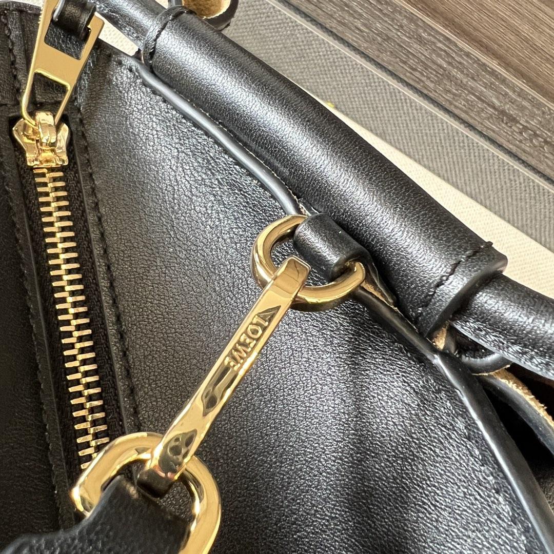 Loewe Small Paseo Bag In Shiny Nappa Calfskin - DesignerGu