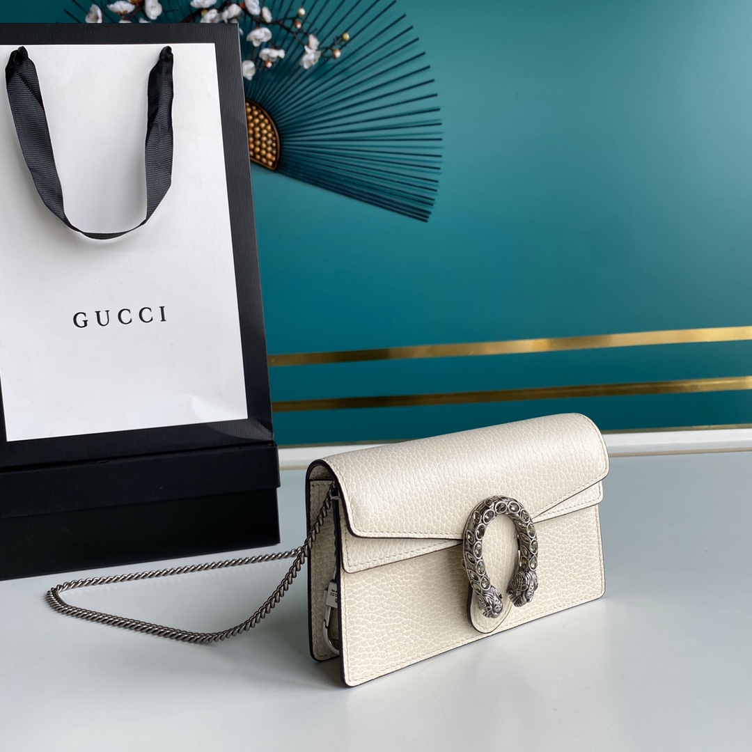Gucci Dionysus Super Mini Leather Bag(16.5-10-4.5cm)    - 