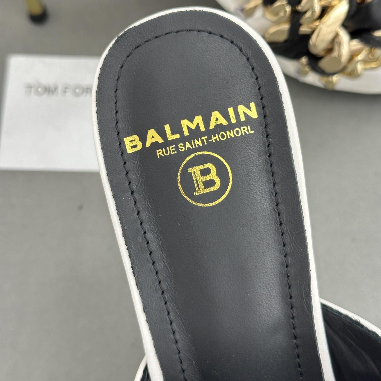 Balmain Chain-link Detail 110mm Pumps - 