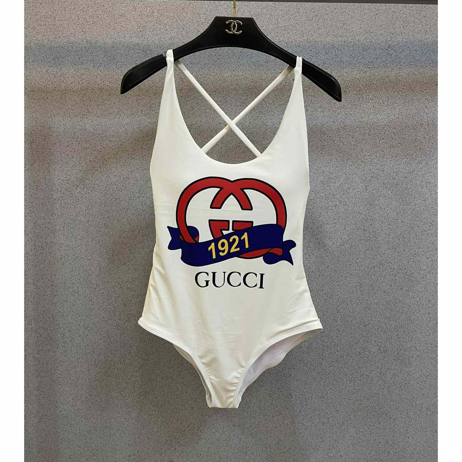 Gucci Sparkling Jersey Swimsuit - DesignerGu