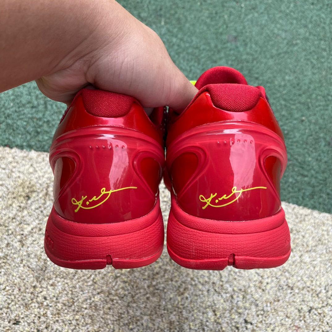 Nike Kobe 6 Protro “Reverse Grinch” Sneakers         FV4921-600 - DesignerGu