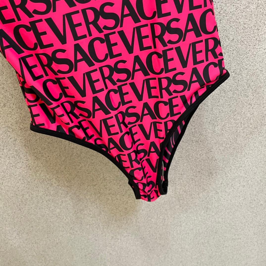 Versace Allover Reversible Swimsuit - 