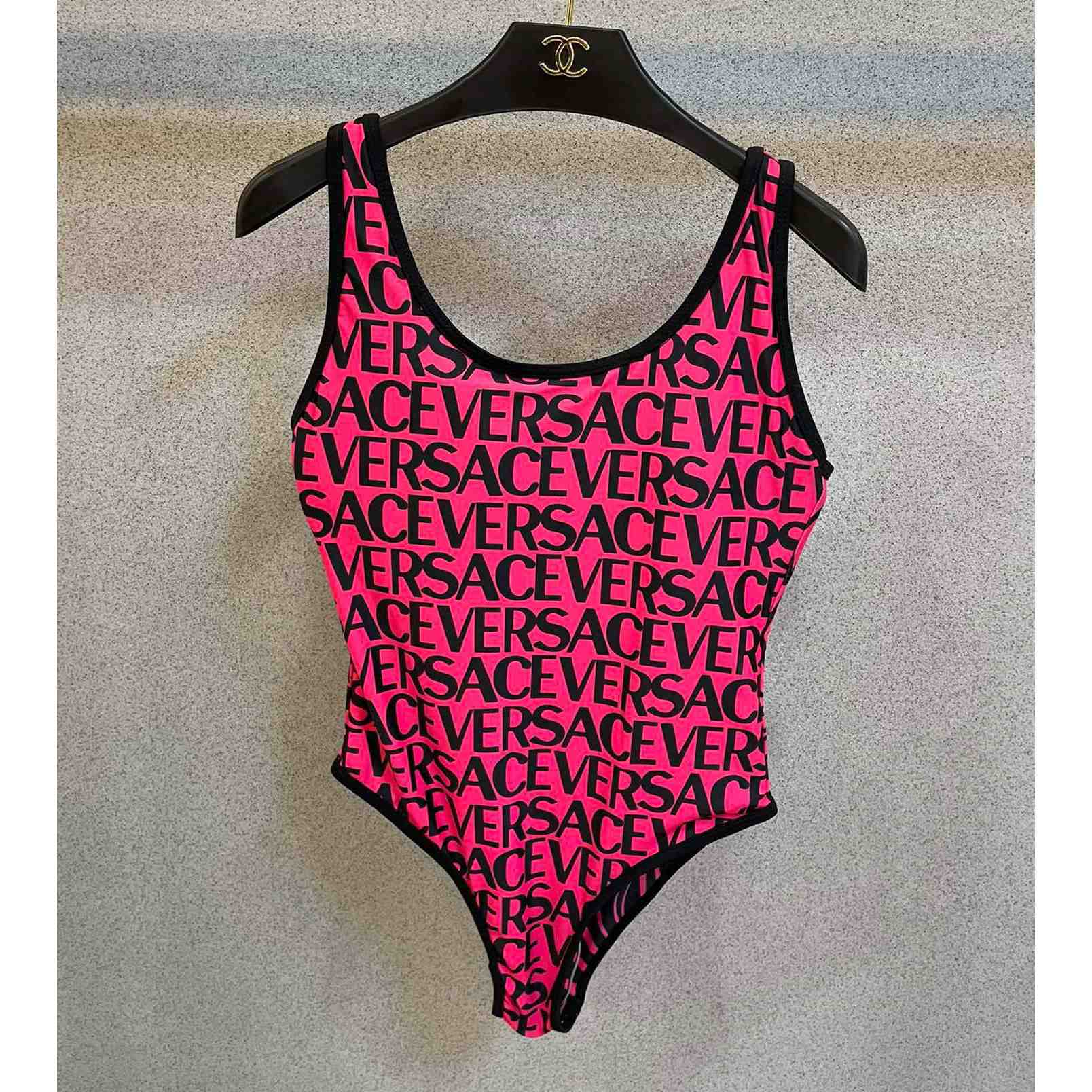 Versace Allover Reversible Swimsuit - 