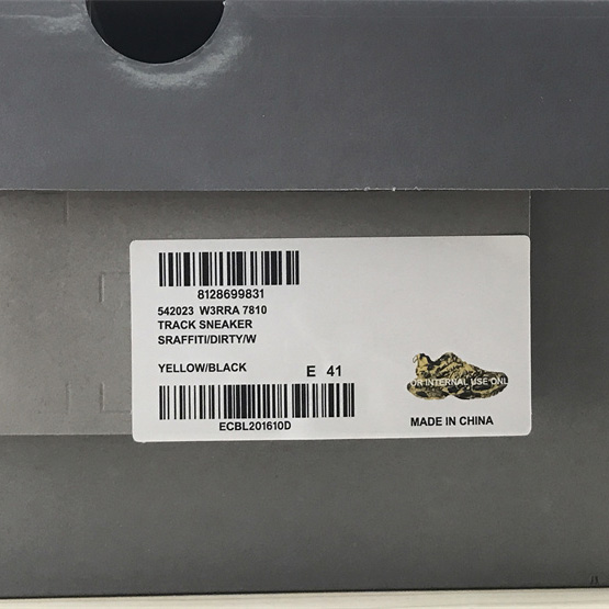 Balenciaga Track Graffiti Sneaker In Yellow - 