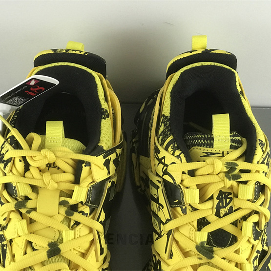 Balenciaga Track Graffiti Sneaker In Yellow - 