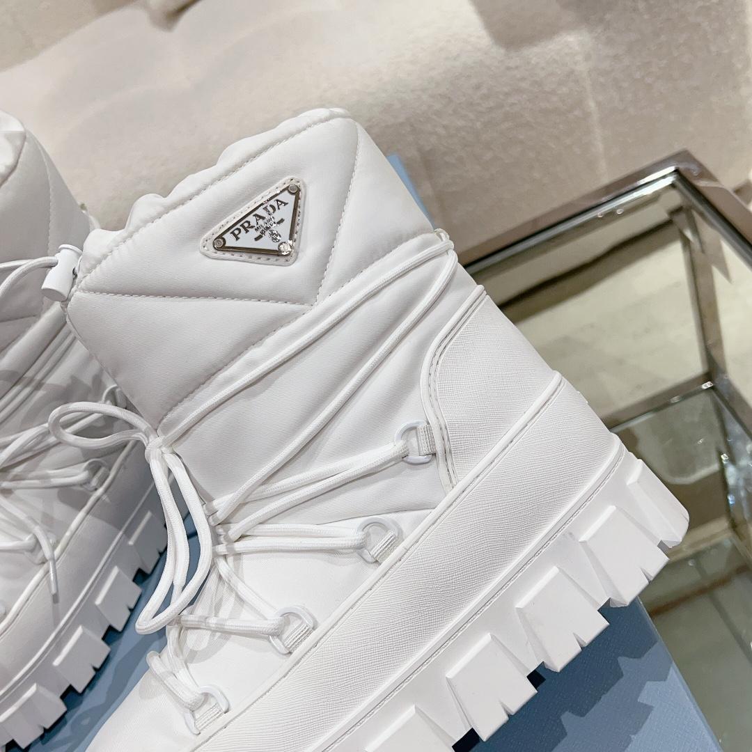 Prada Nylon Gabardine Après Ski Booties - 
