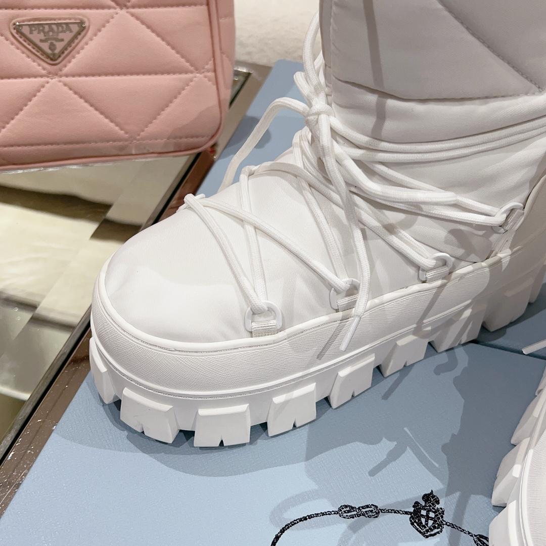 Prada Nylon Gabardine Après Ski Booties - 