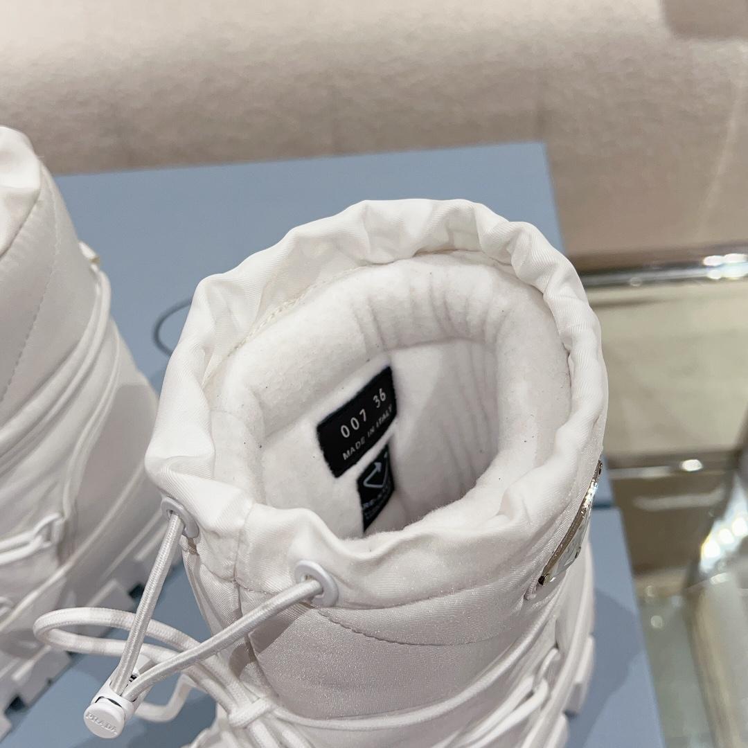 Prada Nylon Gabardine Après Ski Booties - 