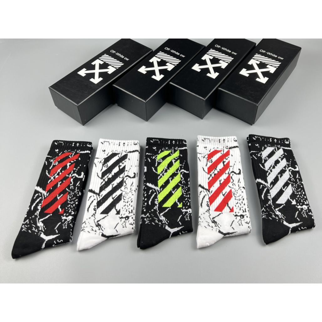 Off White Socks/Box - 