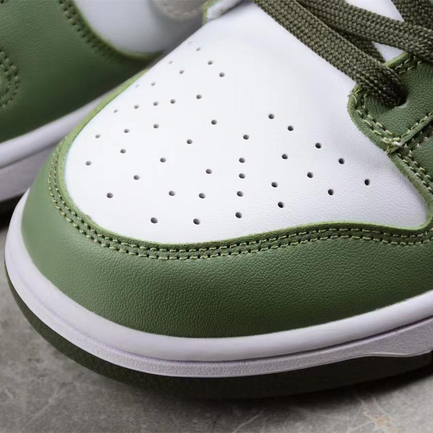 Nike Dunk Low “Oil Green” Sneakers     FN6882-100 - DesignerGu