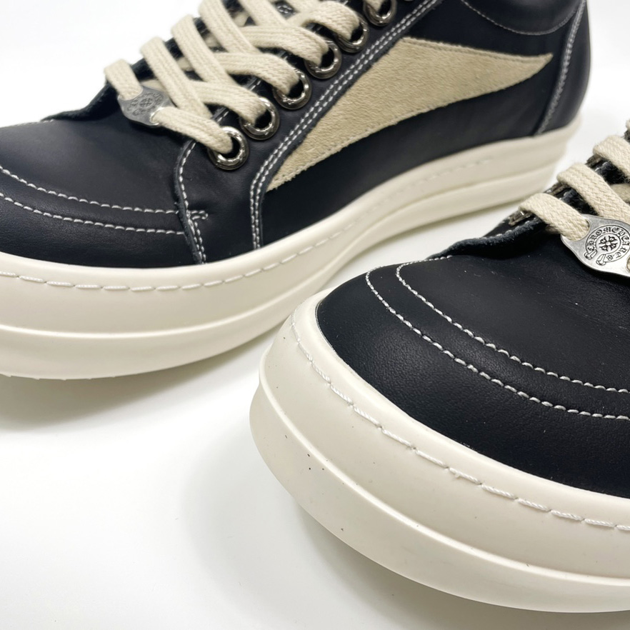 Rick Owens Drkshdw Faded Pink Vintage Sneakers - DesignerGu