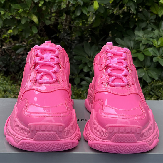 Balenciaga Triple S Sneaker In Pink Rubber - 
