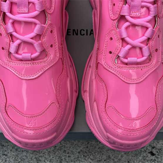 Balenciaga Triple S Sneaker In Pink Rubber - 