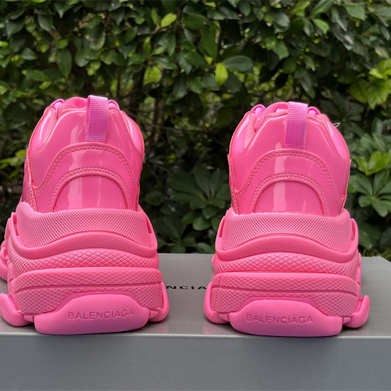 Balenciaga Triple S Sneaker In Pink Rubber - 