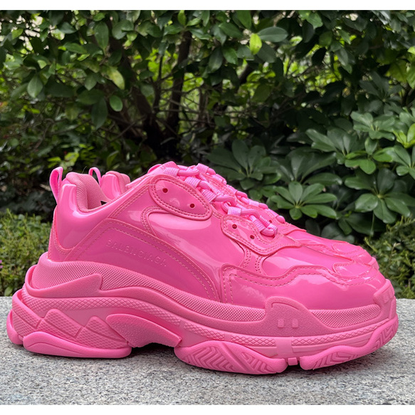 Balenciaga Triple S Sneaker In Pink Rubber - 