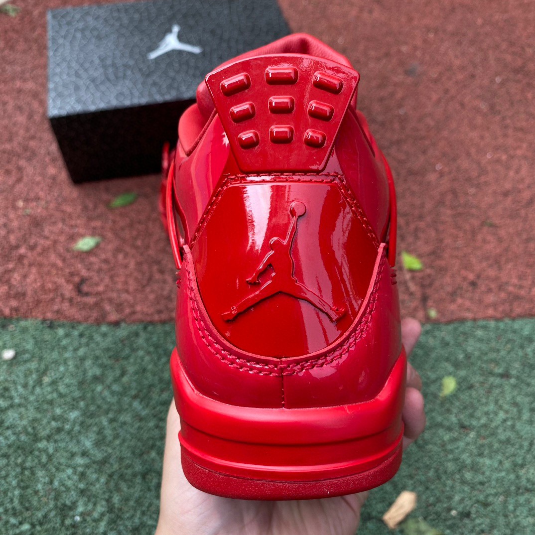 Air Jordan 4 Lab4 Red Sneakers    719864-600 - DesignerGu