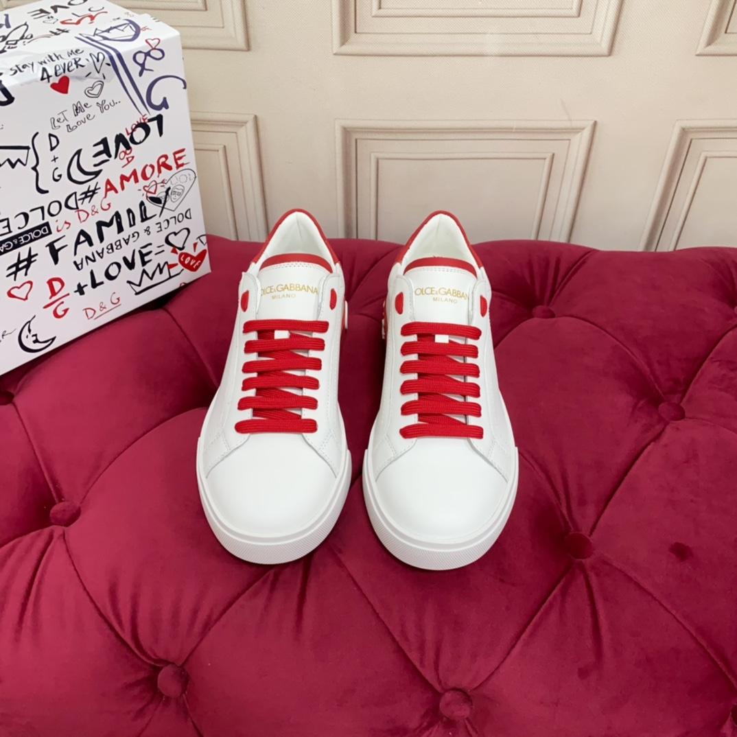 Dolce & Gabbana Calfskin Portofino Sneakers - 