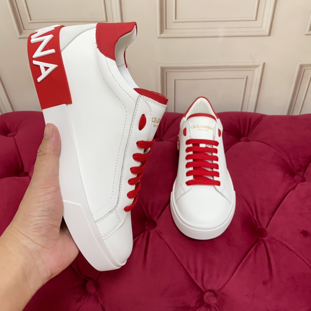 Dolce & Gabbana Calfskin Portofino Sneakers - 