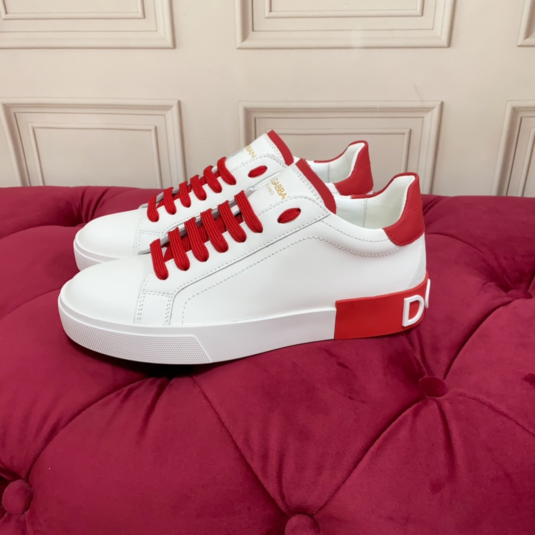 Dolce & Gabbana Calfskin Portofino Sneakers - 