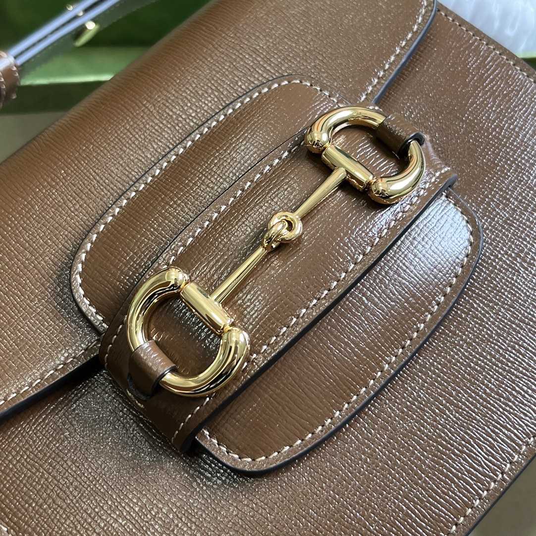 Gucci Horsebit 1955 Mini Rounded Bag (20x 13x 6cm) - 
