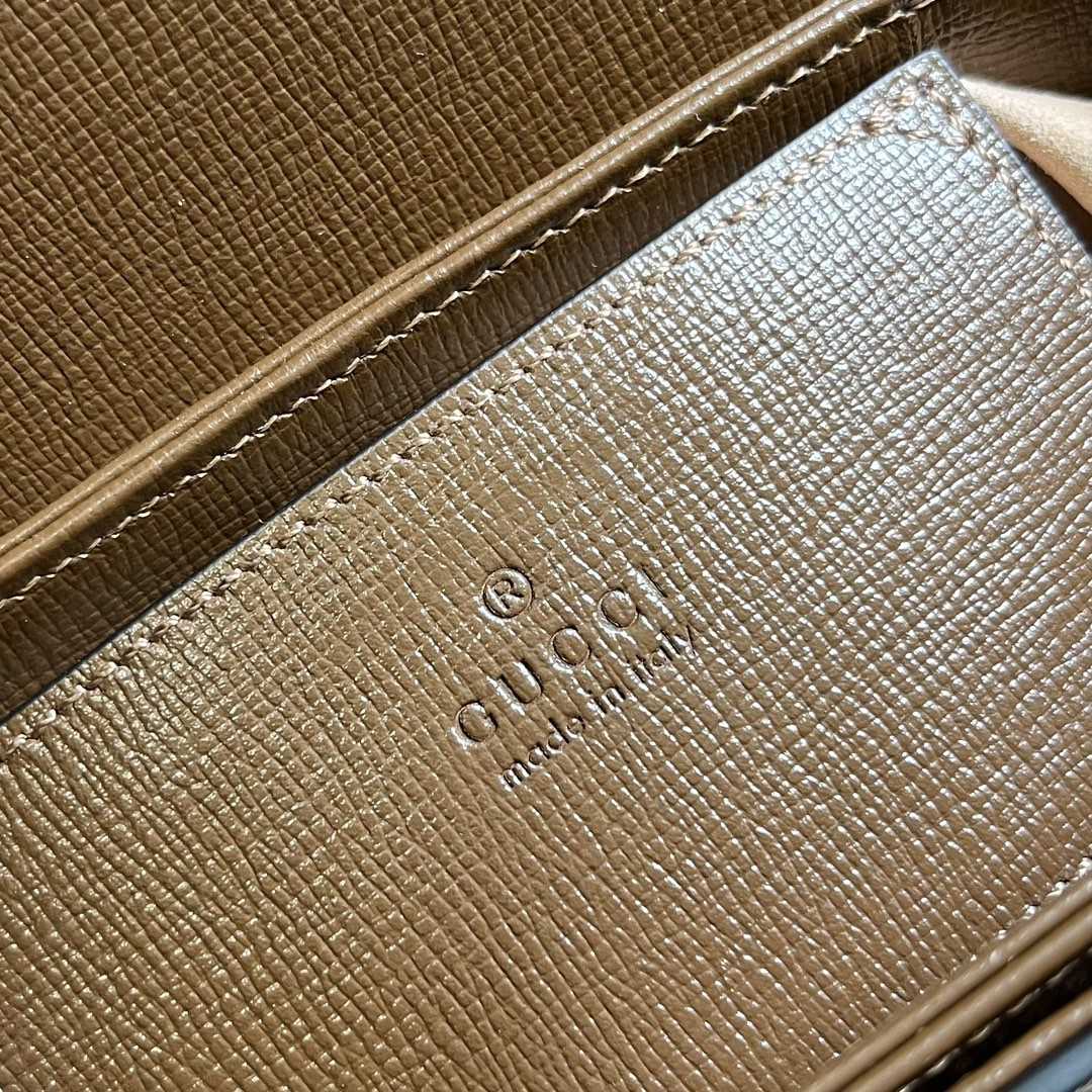 Gucci Horsebit 1955 Mini Rounded Bag (20x 13x 6cm) - 