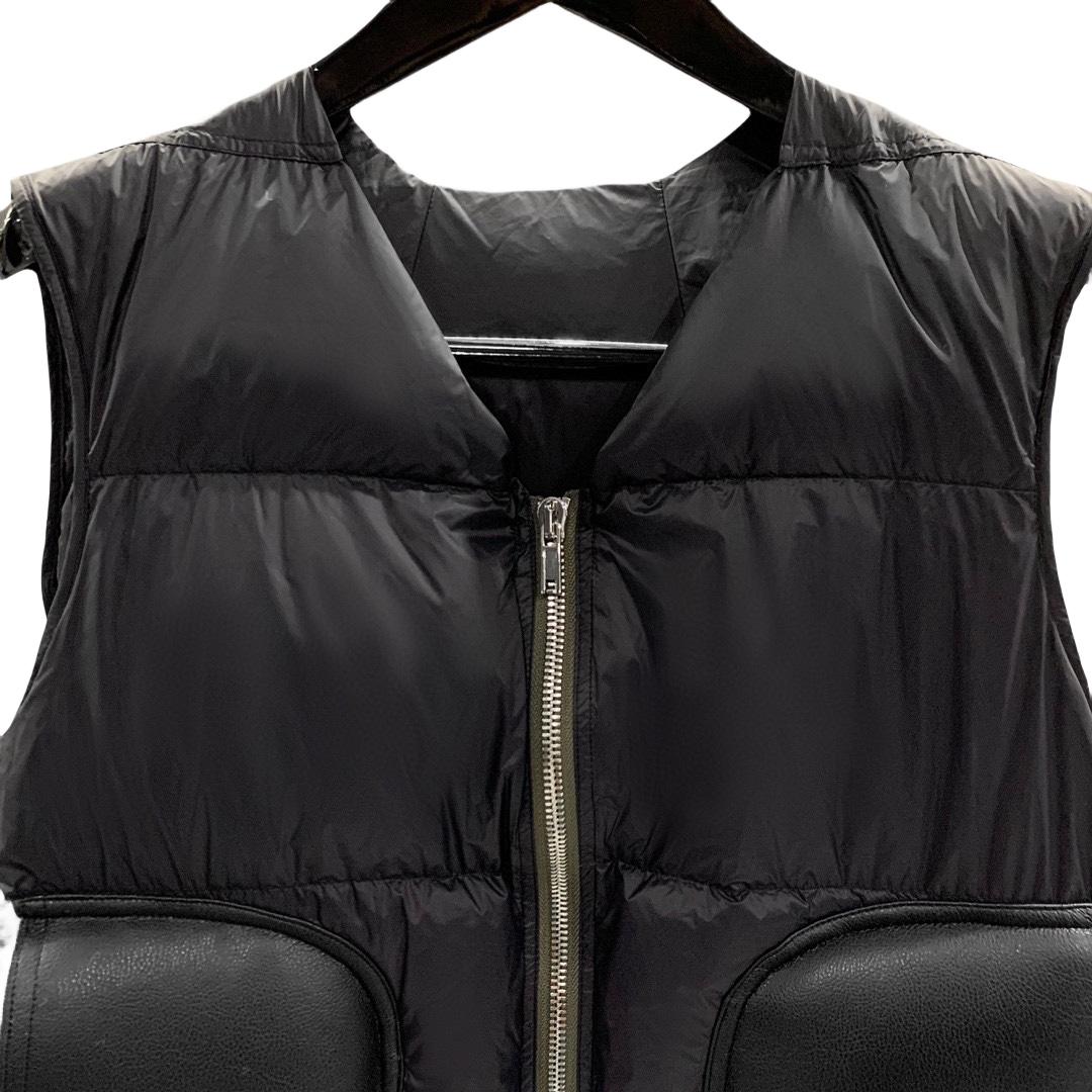 Rick Owens Cargo Sleeveless Puffer Jacket - 