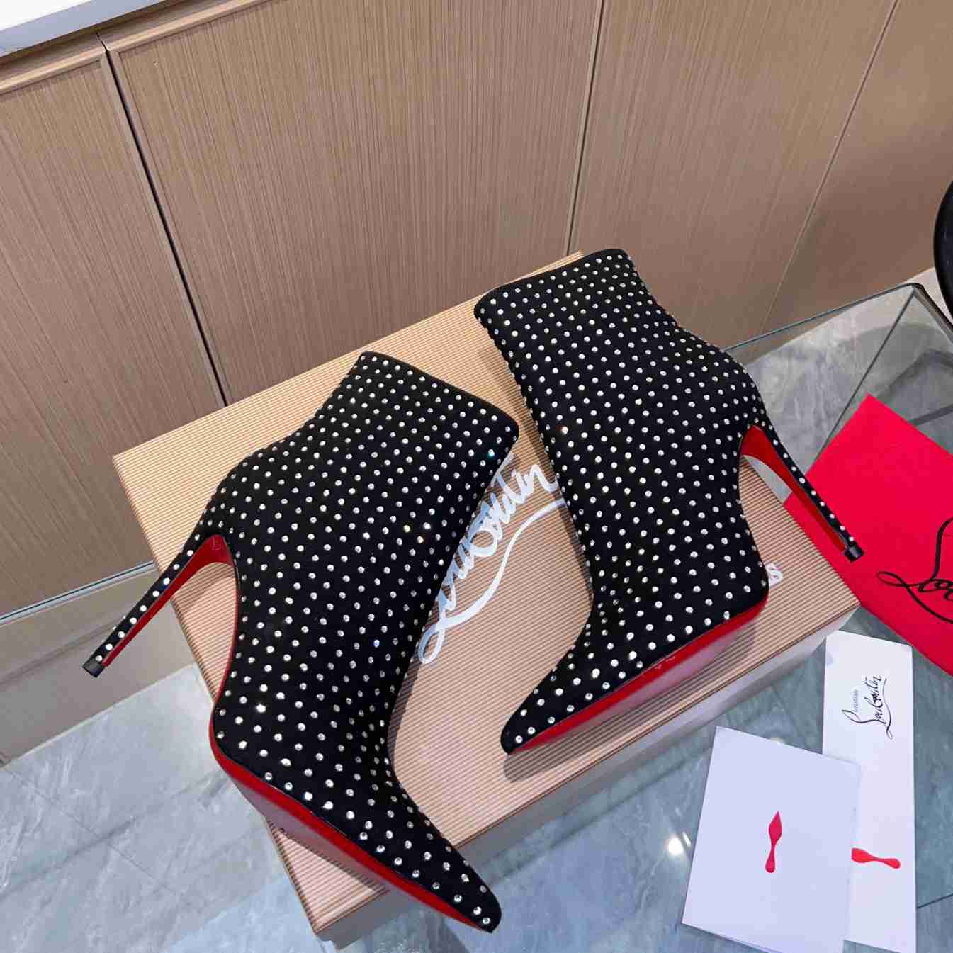 Christian Louboutin So Kate Booty Plume Boots 100 - 
