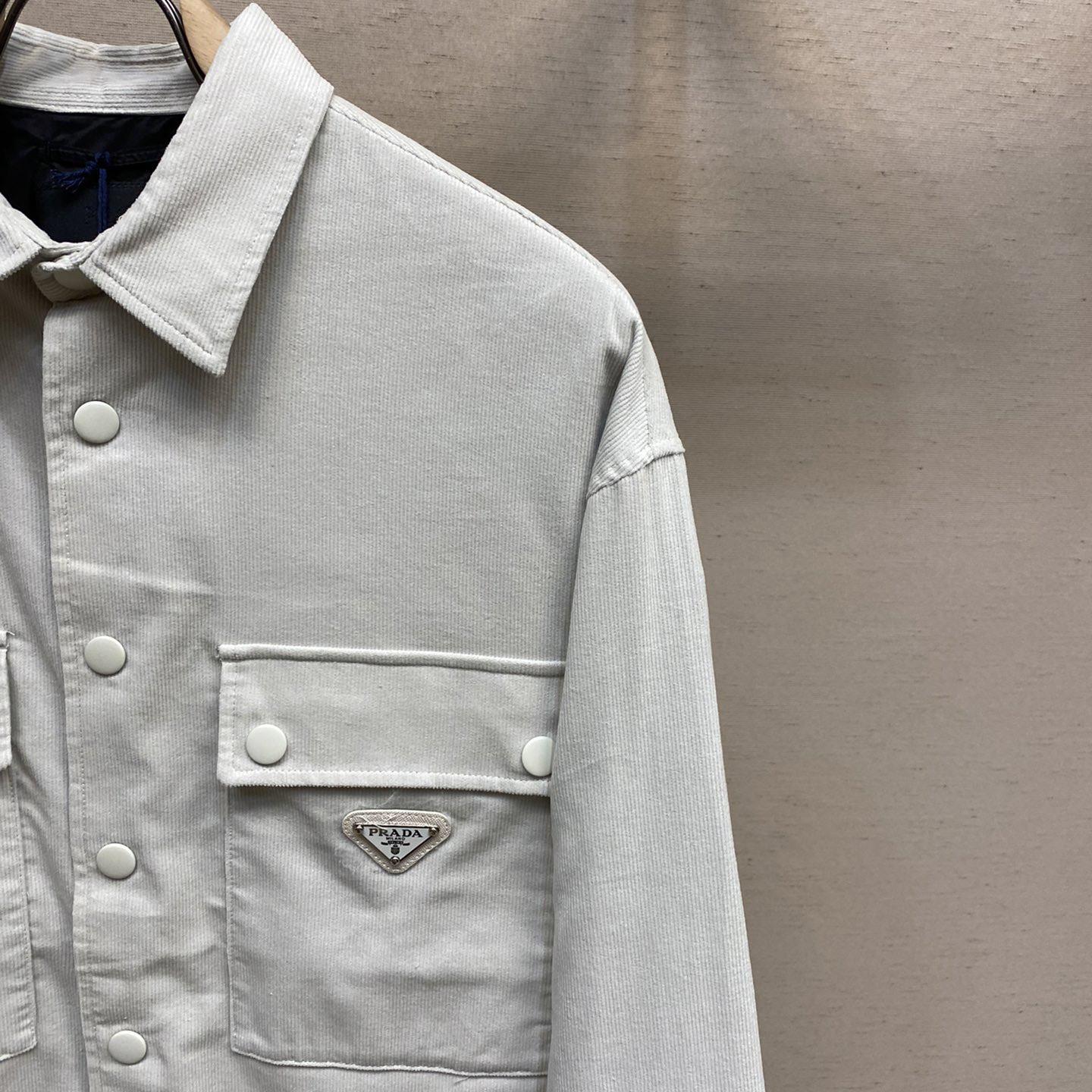 Prada Pinwale Corduroy Shirt - 