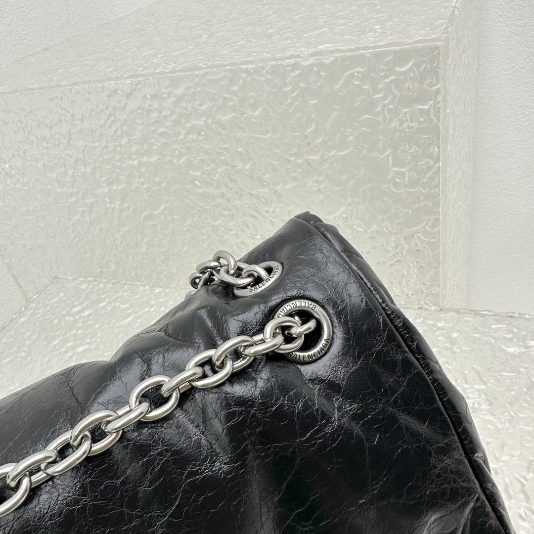 Balenciaga Monaco Small Chain Bag In Black - 
