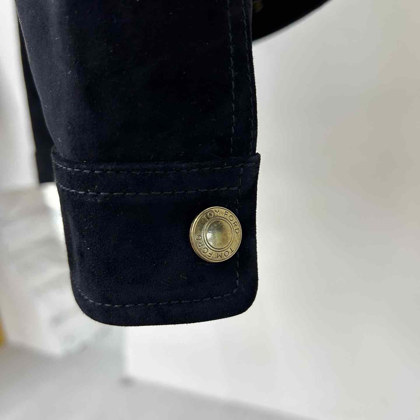 Tom Ford Cashmere Suede Shearling Trucker - DesignerGu