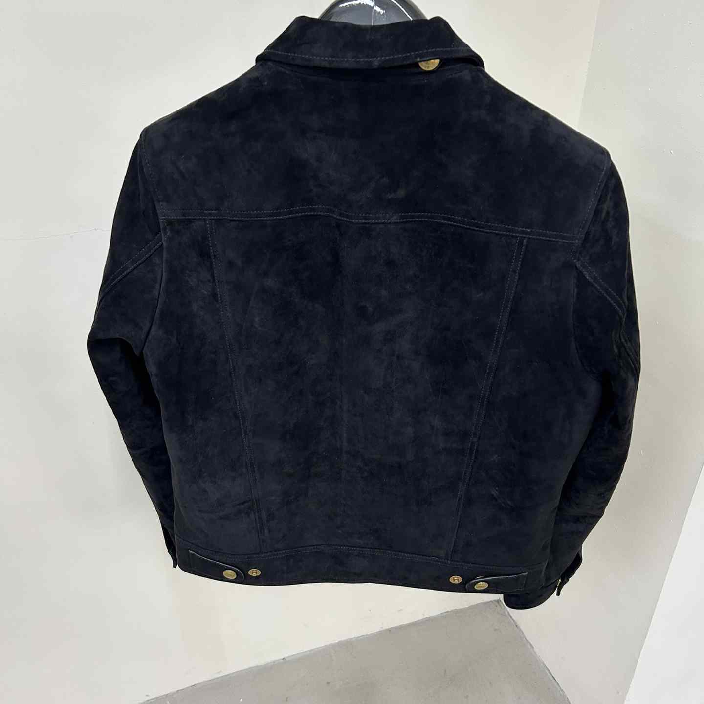 Tom Ford Cashmere Suede Shearling Trucker - DesignerGu