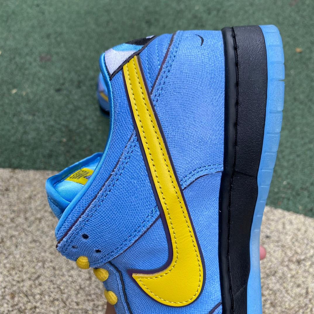 The Powerpuff Girls x Nike SB DunkLow “Bubbles” Sneakers     FZ8320-400 - DesignerGu