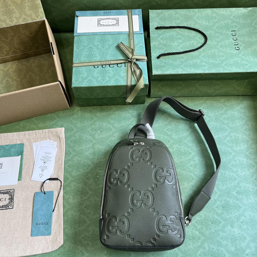 Gucci Jumbo GG Crossbody Bag - 