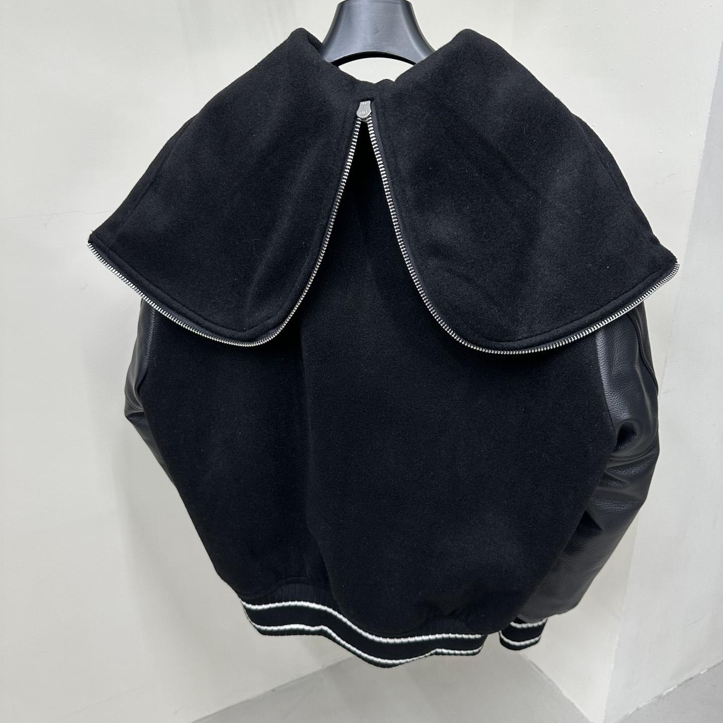 Givenchy Raised-logo Hooded Varsity Jacket - 