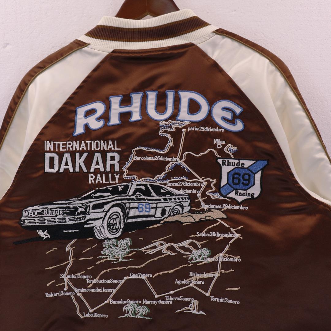 Rhude Souvenier Jacket In Brown - 