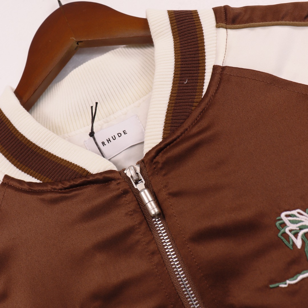 Rhude Souvenier Jacket In Brown - 