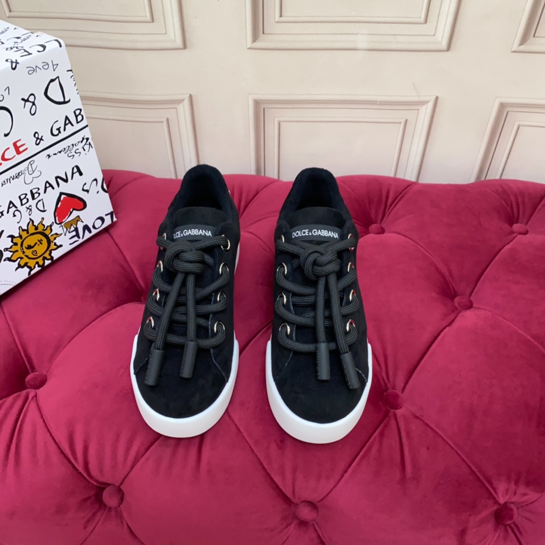 Dolce & Gabbana Fabric Portofino Sneakers - 