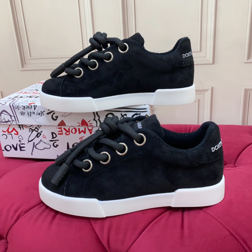 Dolce & Gabbana Fabric Portofino Sneakers - 