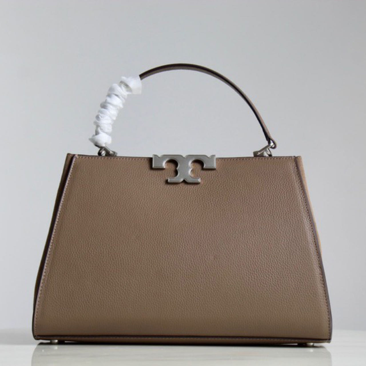 ToryBurch Eleanor Pebbled Satchel   32-2.8-21cm - DesignerGu