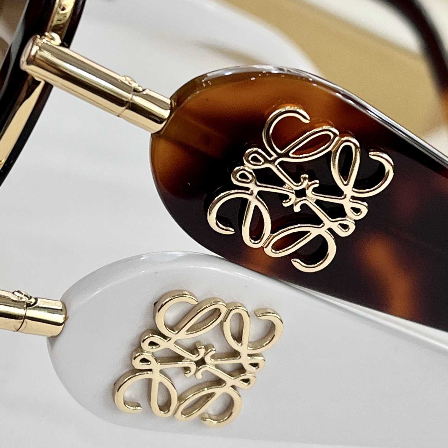 Loewe Metal Daisy Sunglasses In Acetate In Metal - 
