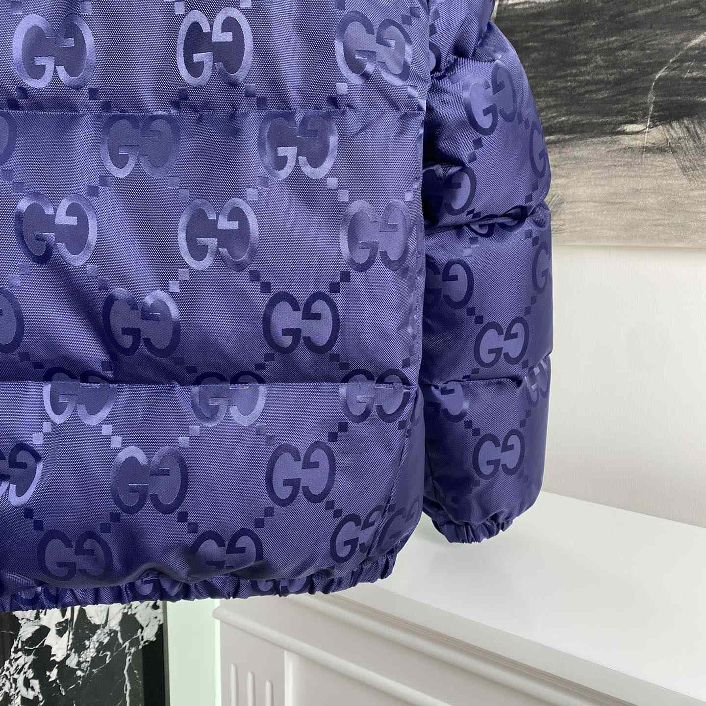 Gucci Jumbo GG Canvas Down Jacket - 