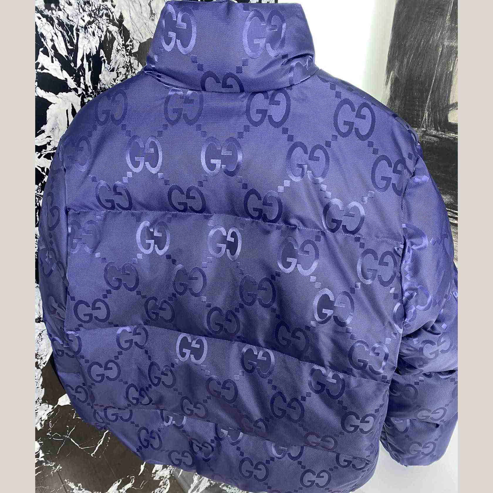 Gucci Jumbo GG Canvas Down Jacket - 