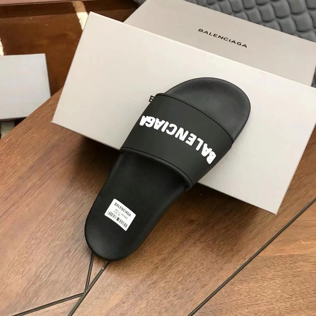 Balenciaga Logo Slide Sandal - 