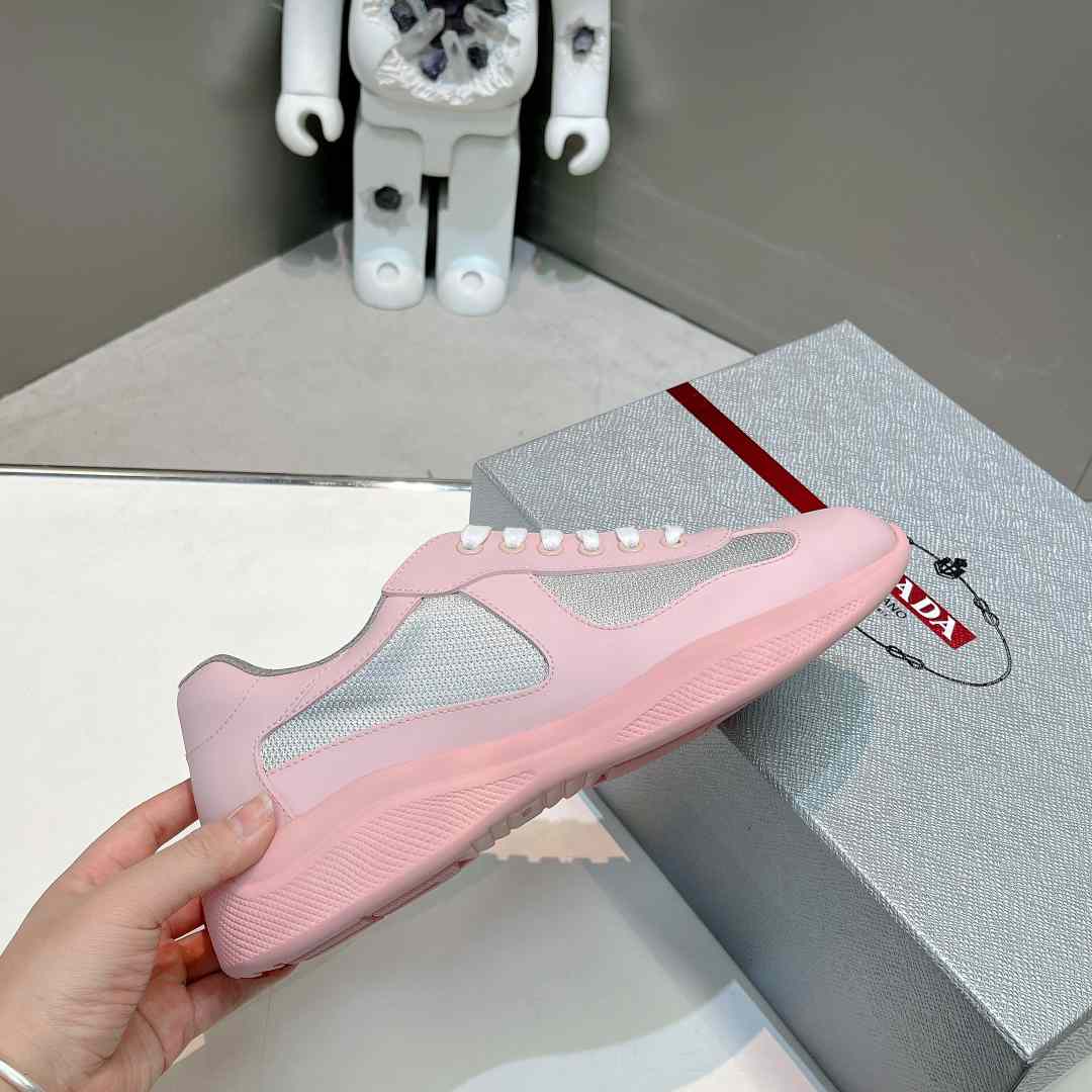 Prada America's Cup Soft Rubber And Bike Fabric Sneakers - 