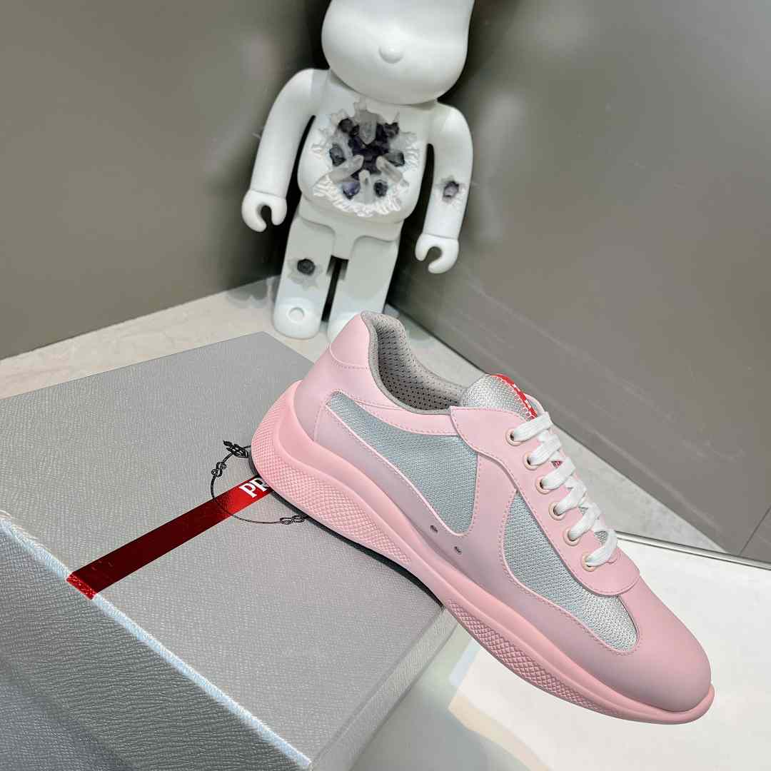 Prada America's Cup Soft Rubber And Bike Fabric Sneakers - 