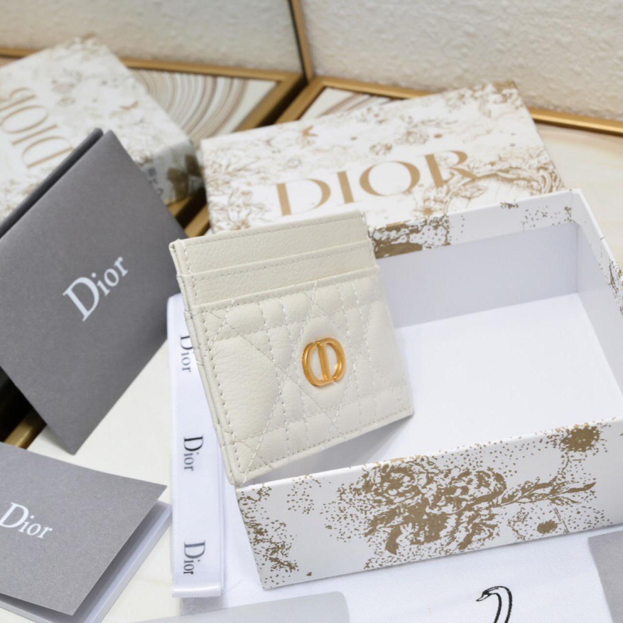 Dior Caro Five-Slot Card Holder   - 
