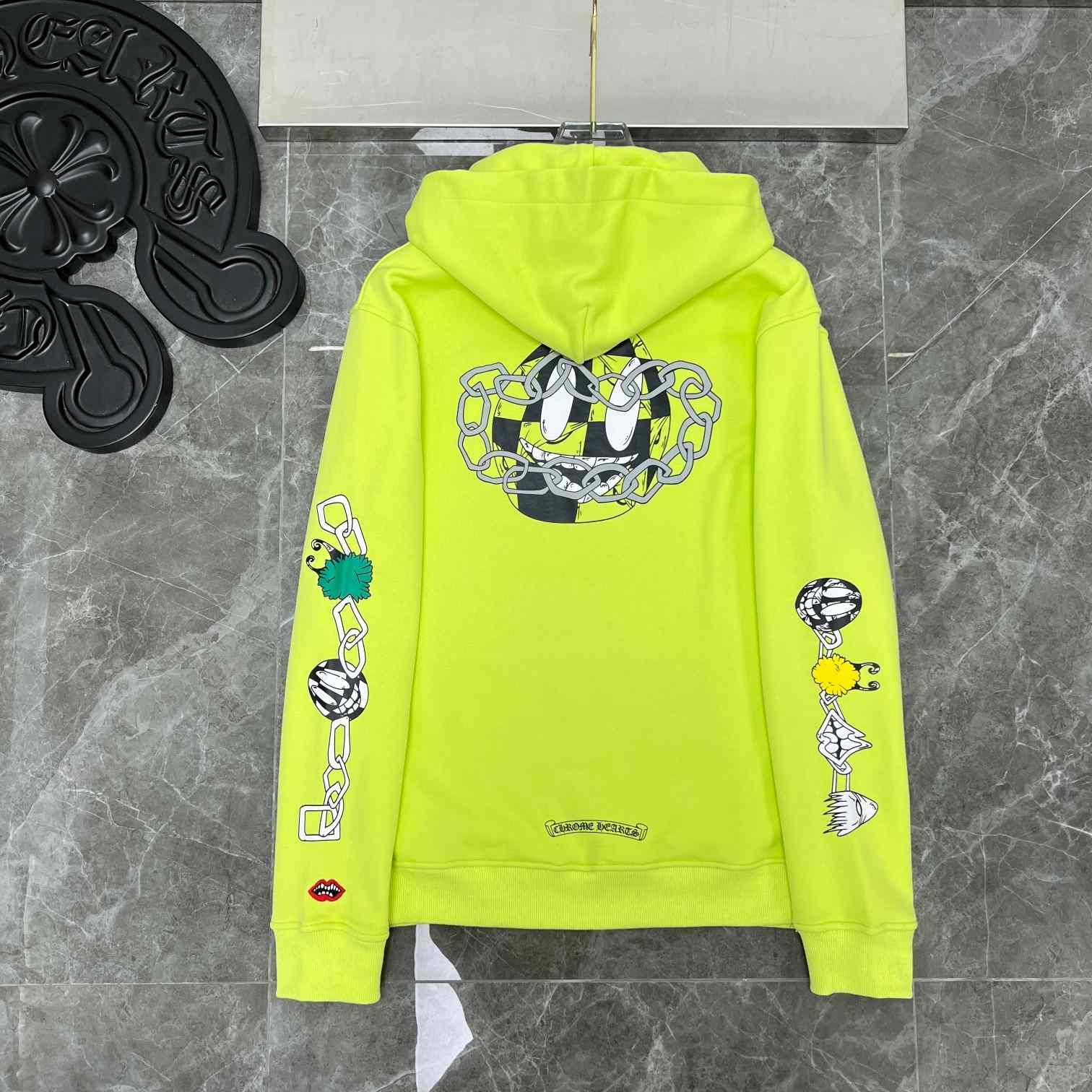 Chrome Heart Matty Boy 'Link' Lime Hoodie - 