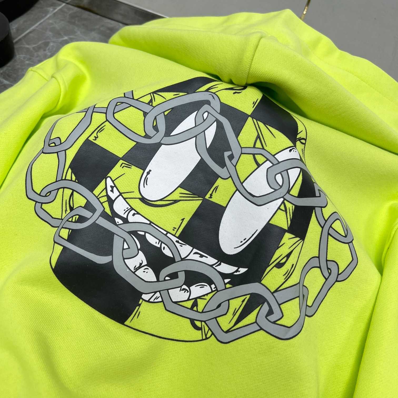 Chrome Heart Matty Boy 'Link' Lime Hoodie - 