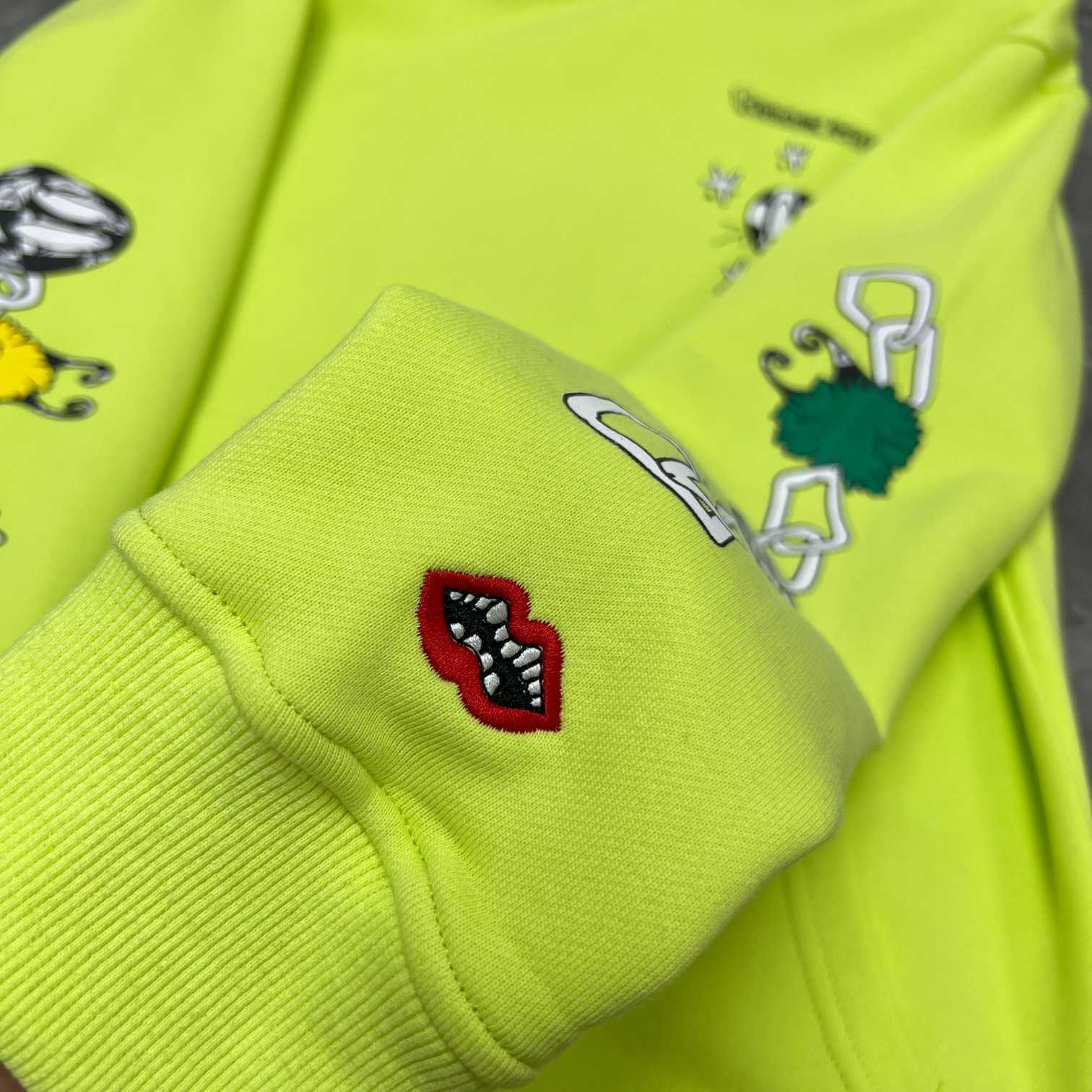 Chrome Heart Matty Boy 'Link' Lime Hoodie - 