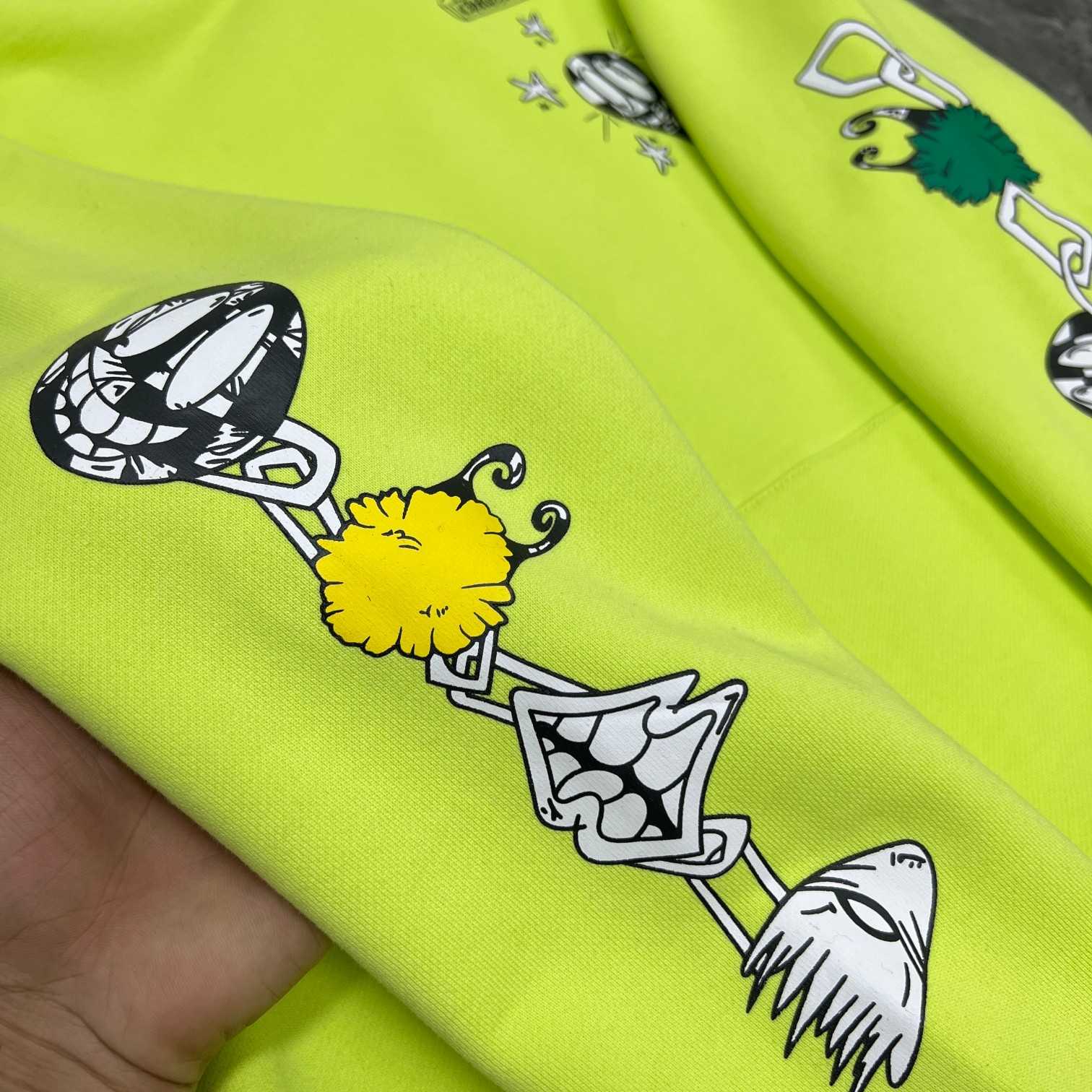 Chrome Heart Matty Boy 'Link' Lime Hoodie - 